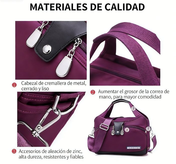👜✨ Bolso Antirobo de Moda – Estilo Elegante y Seguridad para Llevar Todo lo que Necesitas con Confianza 🔒💖