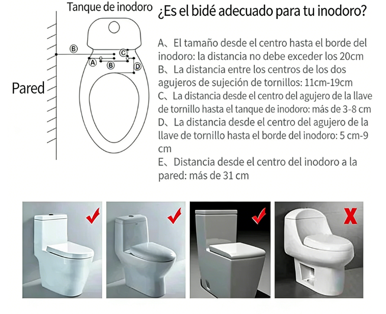 🚽✨ Bidét Doble Tobera Retráctil – Ahorra 90% en Papel, Instalación Rápida (15min) y Recomendado por Médicos para una Higiene Óptima 💧🌿