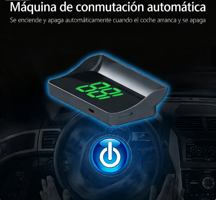 🚗💥 Velocímetro con Pantalla Frontal para Automóvil – Acompañamiento Perfecto para una Conducción Segura y Precisa ✨🔧