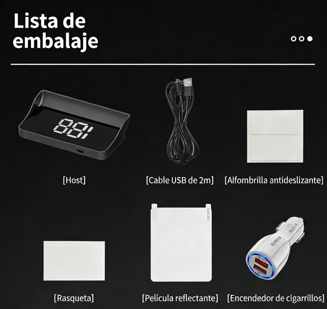 🚗💥 Velocímetro con Pantalla Frontal para Automóvil – Acompañamiento Perfecto para una Conducción Segura y Precisa ✨🔧