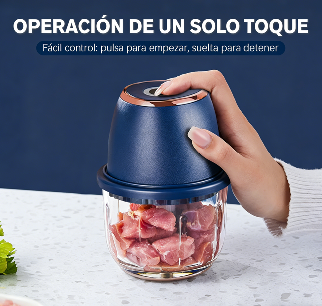⚡️🔥Triturador eléctrico: muele ajo, granos y carne de forma rápida y sencilla.🍽️👌 ¡Haz que tu cocina sea más rápida y eficiente!🔥