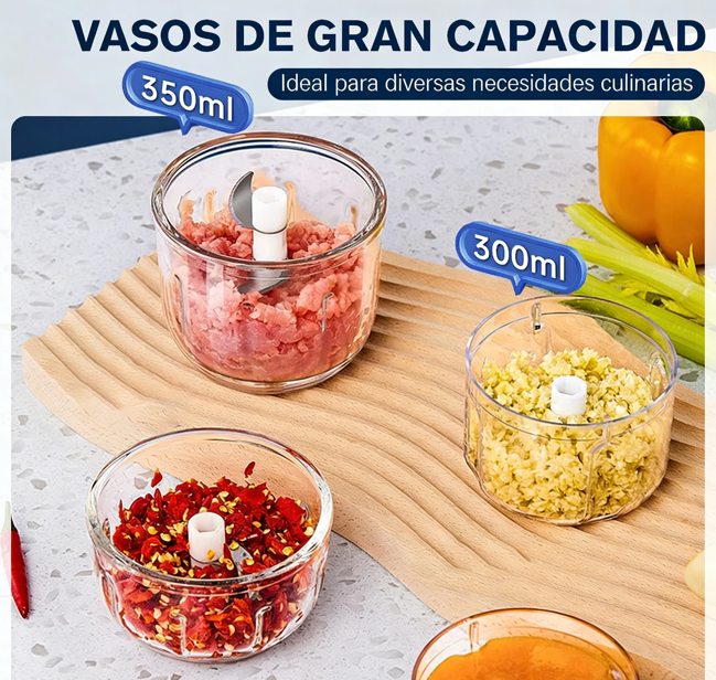 ⚡️🔥Triturador eléctrico: muele ajo, granos y carne de forma rápida y sencilla.🍽️👌 ¡Haz que tu cocina sea más rápida y eficiente!🔥