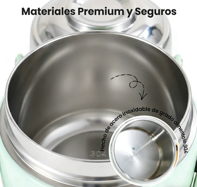 🥣 Termo para Alimentos de Acero Inoxidable – Aislamiento al Vacío de 1.5L para Mantener tus Comidas Calientes o Frías Todo el Día 🌡️✨