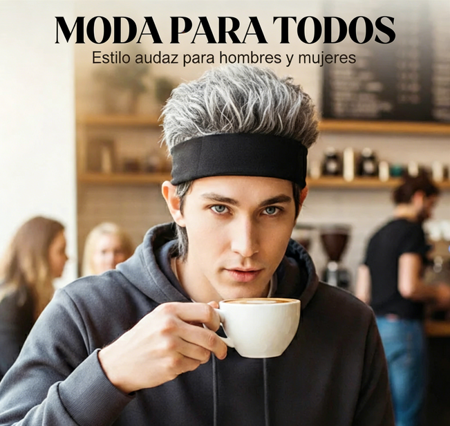 🎩 Gorra con Peluca Estilo Hip-Hop – Look Único y Moderno para Todos los Días 🧢✨
