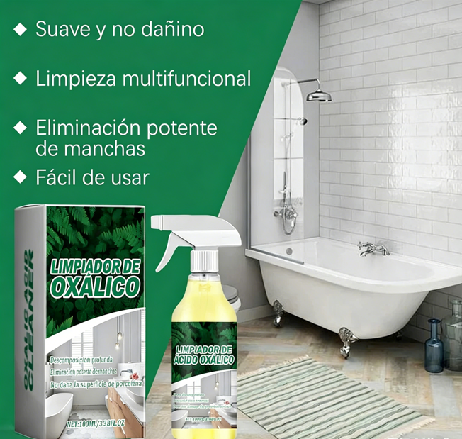 📢 Ácido Oxálico – Potente Limpiador de Manchas para una Limpieza Profunda y Eficaz ✨🧼