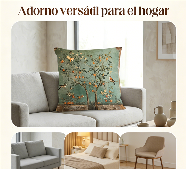 🛋️ Funda Decorativa para Cojines – Dale un Toque Elegante a tu Sofá y Cama 🛏️✨