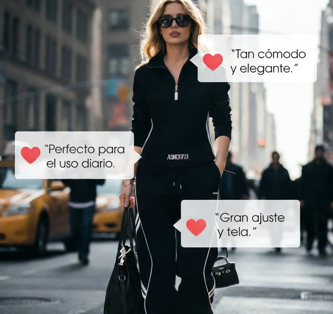 🔥 Conjunto Deportivo Casual para Mujer de 2 Piezas – Cómodo y Estilizado para Primavera y Otoño 🌸🍂