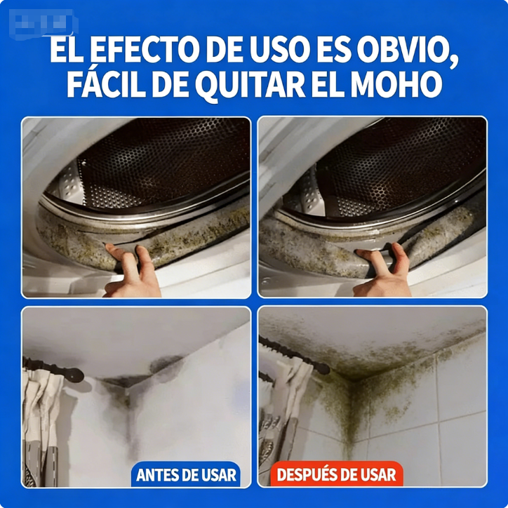 💧 Spray AntiMoho para Hogar – Rápido y Eficaz, Ideal para Paredes, Baño y Techo sin Dañar Superficies ✅🏠