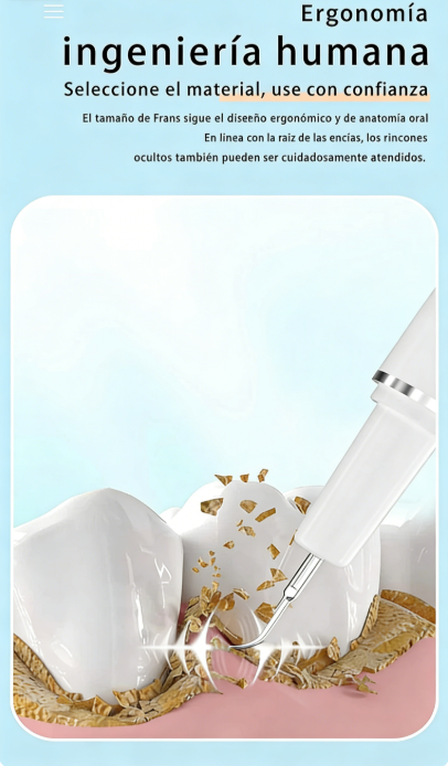 🦷✨ Limpiador Dental Ultrasónico 5 en 1 – 3 Velocidades Ajustables para Limpieza Profunda y Suave 💦📦