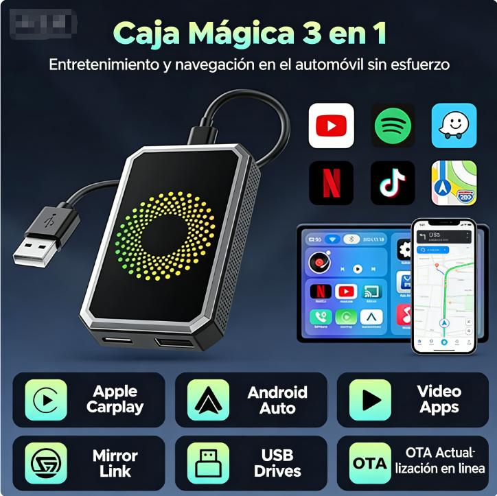 🔥🎁 Mini Adaptador Inalámbrico para Pantalla – Conexión Rápida y Estable para Todo Tipo de Dispositivos 📱💻