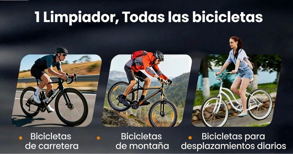 🚴‍♂️ Limpiador de Cadenas de Bicicleta – Elimina Grasa Incrustada, Limpia los Eslabones Internos y Diseño Ergonómico Fácil de Usar 🧽✨