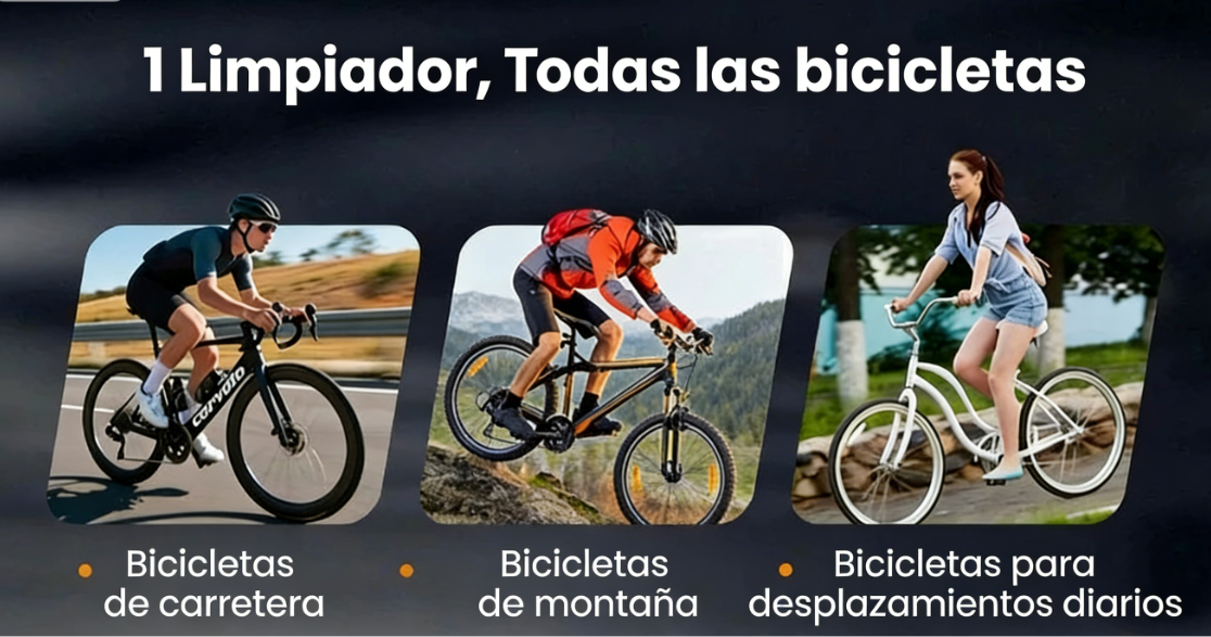 🚴‍♂️ Limpiador de Cadenas de Bicicleta – Elimina Grasa Incrustada, Limpia los Eslabones Internos y Diseño Ergonómico Fácil de Usar 🧽✨