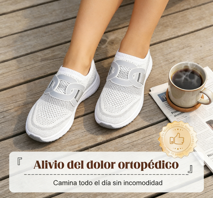 👟 Zapatos Ortopédicos sin Cordones para Mujer – Comodidad y Estilo para Caminar con Facilidad 💖🚶‍♀️