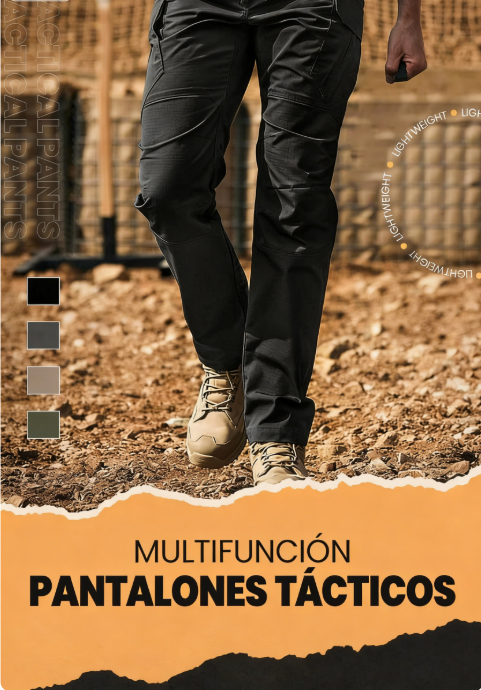💪 Pantalones Tácticos Urbanos IX7 – Resistentes, con Múltiples Bolsillos, Perfectos para Trabajo y Aventura 🎒✨