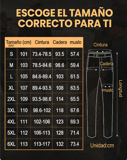 👖 Pantalones Tácticos Urbanos IX7 – Resistentes, con Múltiples Bolsillos, Ideales para Trabajo y Aventura 💪🎒