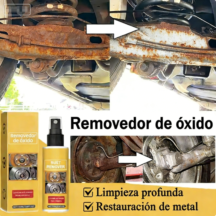 ⏰🔥 ¡Oferta Limitada 50% OFF! ⚡ Spray Profesional para Eliminar Óxido Metálico – Superficies Limpias y Relucientes en Minutos ✨🔧