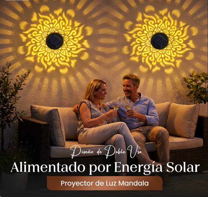 ⏰🔥 ¡50% DE DESCUENTO POR TIEMPO LIMITADO! 🌞✨ Proyector de Luz Mandala Solar – Crea Ambientes Mágicos en Jardines y Exteriores 🌸💖