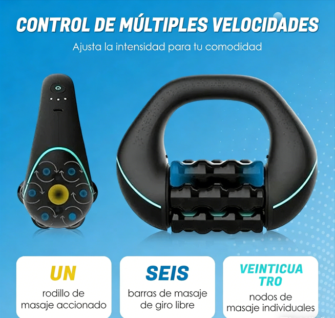 💆 Masajeador Profesional – Tecnología, Comodidad y Potencia para una Recuperación Corporal Eficaz ✨💪