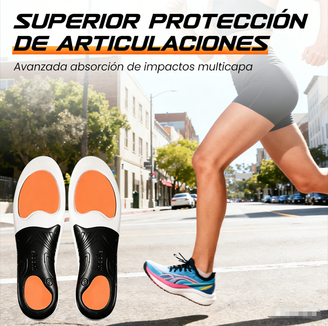 👟 Plantillas Deportivas con Amortiguación y Soporte para el Arco – Comodidad y Protección Todo el Día ✨💪