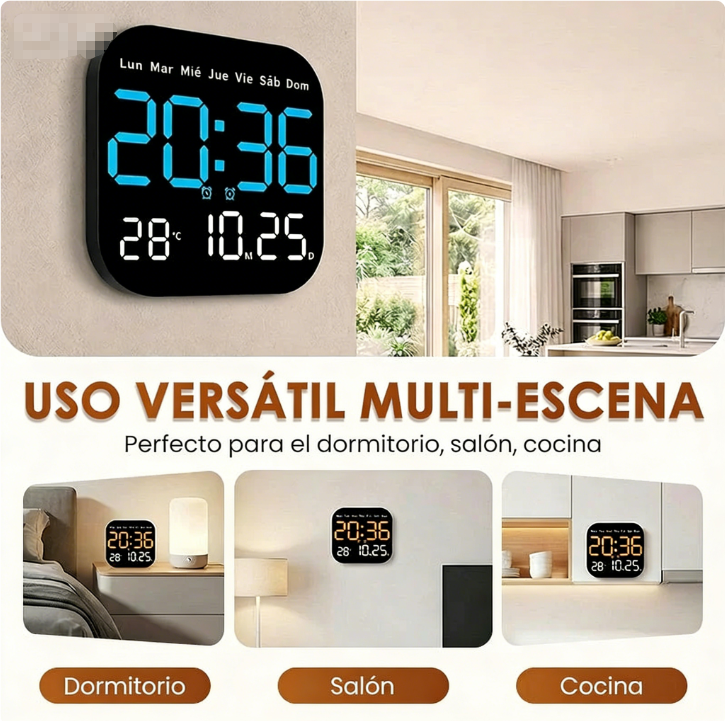 ⏰ Despertador Digital Multifuncional – Ideal para Hogar y Oficina, Preciso y Fácil de Usar ✨🏠💼