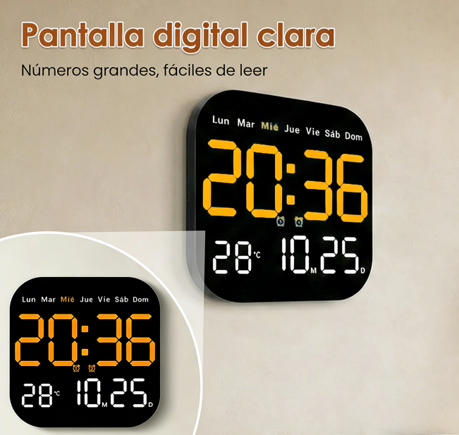 ⏰ Despertador Digital Multifuncional – Ideal para Hogar y Oficina, Preciso y Fácil de Usar ✨🏠💼