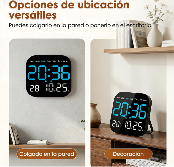 ⏰ Despertador Digital Multifuncional – Ideal para Hogar y Oficina, Preciso y Fácil de Usar ✨🏠💼