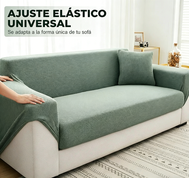 🛋️ Funda Elástica de Sofá de Punto Jacquard – Ajuste Perfecto y Protección Elegante para tu Mueble ✨💖