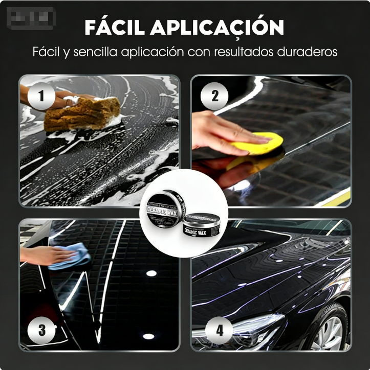 🚗 Pasta de Cera de Titanio Cerámica 2 en 1 – Pulido y Protección Profesional para Autos con Brillo Duradero ✨🛡️