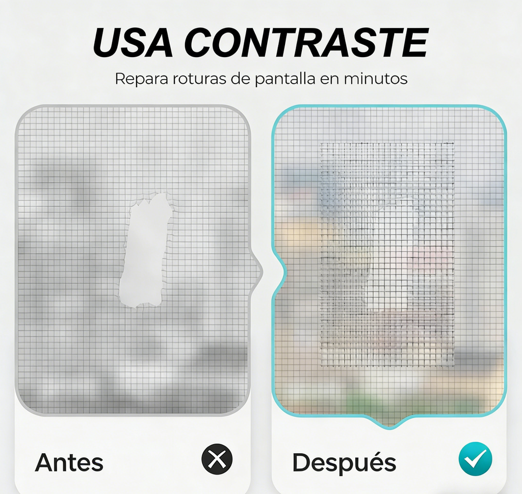 ⏰🔥 ¡50% DE DESCUENTO POR TIEMPO LIMITADO! 🪟 Cinta Autoadhesiva para Mosquiteras – Repara Fácil y Rápido ✨🛠️