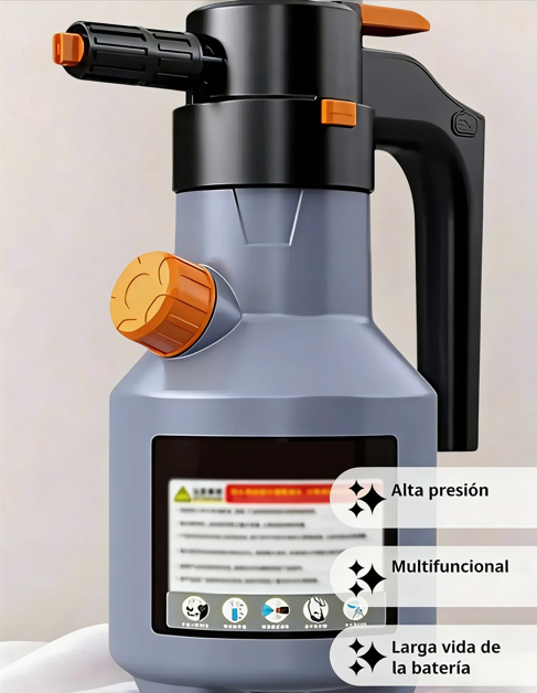 🚗 Pistola de Espuma Eléctrica para Lavar Autos – Recargable, Alta Presión y Portátil para Limpieza Eficaz ✨🧼