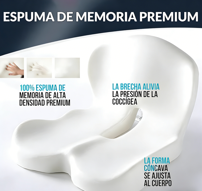 ⏰🔥 ¡50% DE DESCUENTO POR TIEMPO LIMITADO! 🦴 Cojín de Alivio de Dolor – Soporte Cómodo hasta 8 Horas, Seguro y Certificado CE/MEDICAL 🌿✨