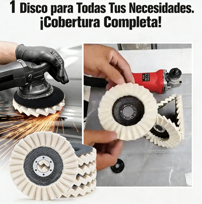 🛠️✨ Discos de Fieltro de Lana para Pulir – Acabado Profesional y Suave en Todo Tipo de Superficies 🔧