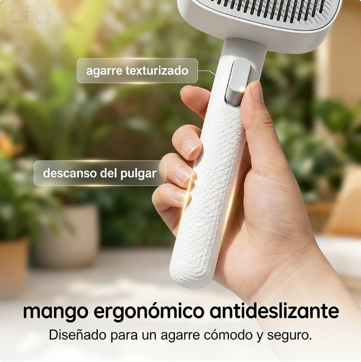🐾 Kit de aseo para mascotas con botón de fácil liberación: aseo seguro, cómodo y sin complicaciones ✨🛁