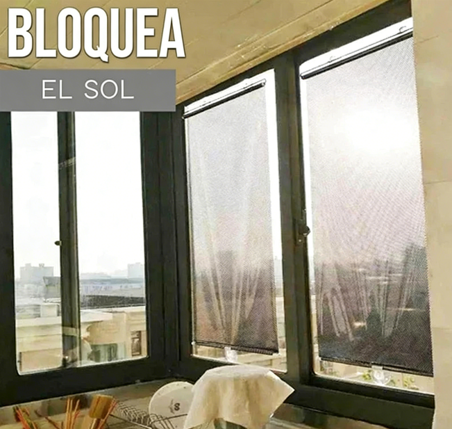 ☀️ Parasol Retráctil para Ventanas de Coche y Habitación – Protección Solar Fácil y Eficaz ✨🚗🏠
