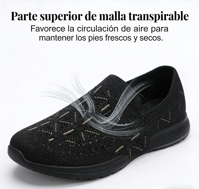 👟 Mocasines Planos de Punto para Mujer – Transpirables, Cómodos y Elegantes ✨💖