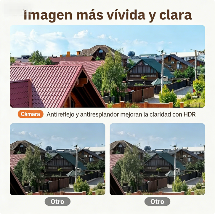 🎥 Cámara de Seguridad Magnética – Imagen Nítida, Visión Nocturna en Color, Grabación 24/7 y Alertas Inteligentes 🚨🔒