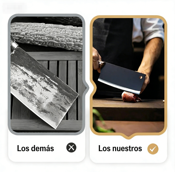 🔪 Cuchillo de Cocina Afilado y Duradero – Corte Preciso y Rendimiento Profesional ✨🍳
