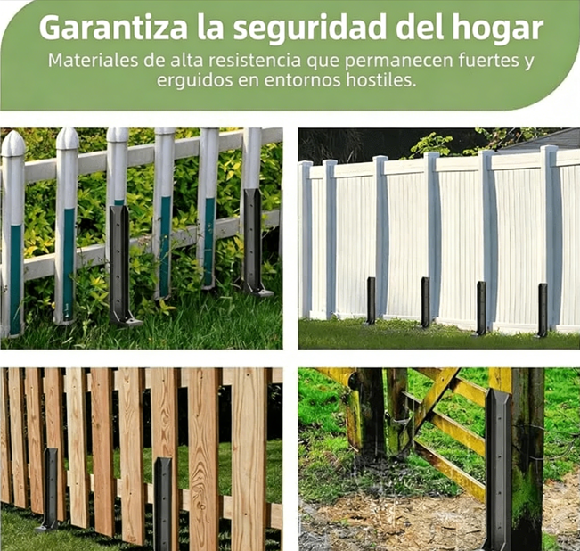 🛠️ Kit de Reparación para Postes de Valla – Resistente y Duradero para Uso Intensivo ✨🏡