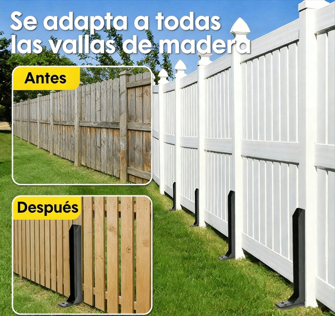 🛠️ Kit de Reparación para Postes de Valla – Resistente y Duradero para Uso Intensivo ✨🏡