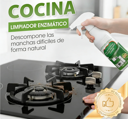⏰ ¡Oferta Limitada 50% OFF! 🔥 Limpiador en Espuma Enzimático Multiusos – Cocina y Hogar Impecables ✨💦 ¡Rápido, Fácil y Efectivo! 🏠💥