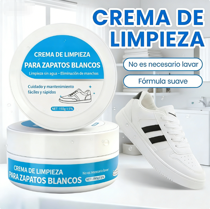 ⏰ ¡Oferta Limitada 50% OFF! 🔥 Crema Quitamanchas para Zapatos y Cuero – Limpieza Fácil sin Lavar con Esponja ✨👞👜