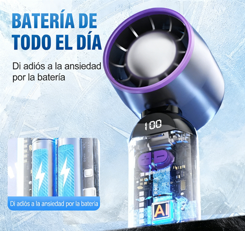 ⏰ ¡Oferta por Tiempo Limitado 50% OFF! 🔥🔥 Ventilador Turbo Portátil de Mano – Frescura Instantánea en Cualquier Lugar 💨✨🖐️