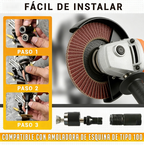 ⏰ ¡Oferta Limitada 50% OFF! 🔥 Adaptador Modificado para Amoladora Angular – Seguro, Preciso y Fácil de Usar ⚡🛠️
