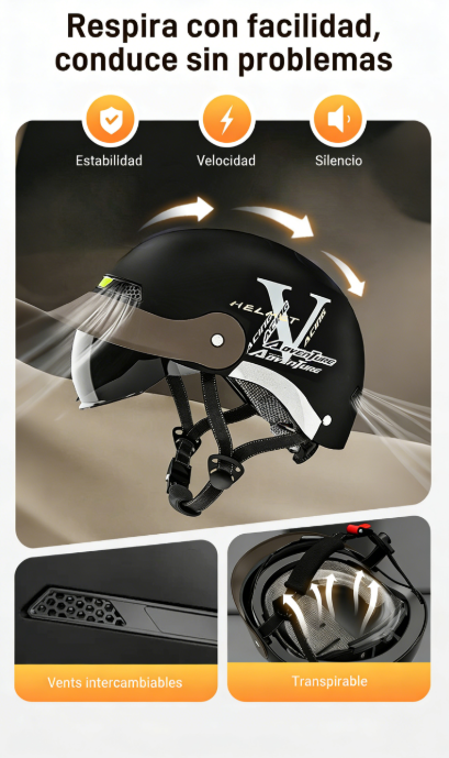 ⏰ ¡Oferta Limitada 50% OFF! 🚵 Casco Certificado MOM – ABS+EPS para Protección Superior en Cada Impacto 🛡️✅⛑️