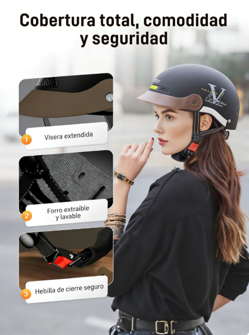 ⏰ ¡Oferta Limitada 50% OFF! 🚵 Casco Certificado MOM – ABS+EPS para Protección Superior en Cada Impacto 🛡️✅⛑️