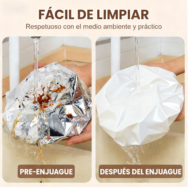 ⏰ ¡Oferta Limitada! 🔥 Compra 2 y Llévate 1 Gratis – Funda Aislante de Papel de Aluminio 🏠✨ Mantén Tus Alimentos y Bebidas Calientes o Fríos por Más Tiempo, Protege tu Cocina y Facilita la Limpieza 💪🍽️