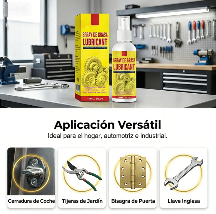 ⏰ ¡Oferta Limitada 50% OFF! 🏆 Spray Removedor de Óxido y Lubricante Multiusos – Compra 3 y Llévate 2 Gratis 🔧🚗🏠 Rápido, Fácil y Protege Herramientas y Piezas Metálicas ✨💪