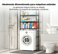 ⏰ ¡Oferta Limitada 50% OFF! 🏠 Estante Organizador para Baño y Lavandería – Sin Taladrar, Fácil de Instalar y Ahorra Espacio ✨🛁👕