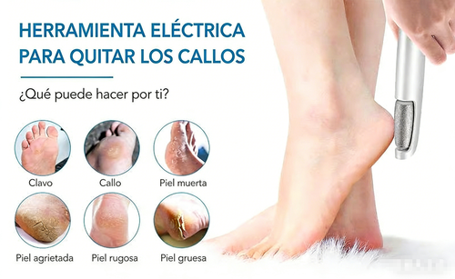 ⏰ ¡Oferta Limitada 50% OFF! 🦶 Removedor Eléctrico de Callos – Pies Suaves y Renovados en Minutos, Fácil y Seguro ✨💖