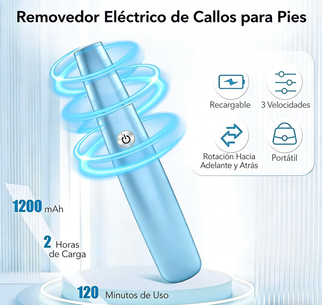⏰ ¡Oferta Limitada 50% OFF! 🦶 Removedor Eléctrico de Callos – Pies Suaves y Renovados en Minutos, Fácil y Seguro ✨💖